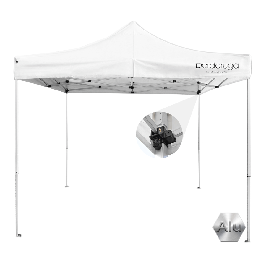 Gazebo Pieghevole 3x3 Alluminio modello ALU | Dardaruga