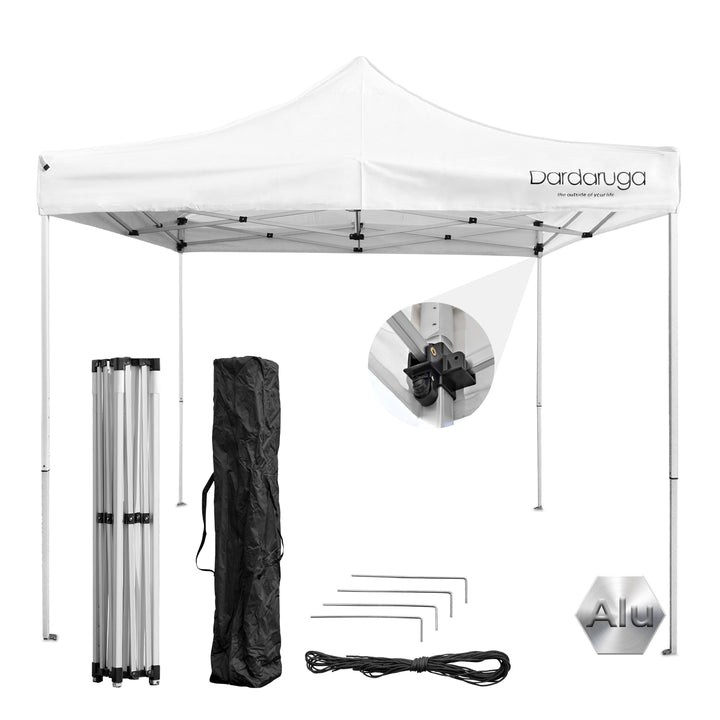 Gazebo Pieghevole 3x3 Alluminio modello ALU | Con accessori