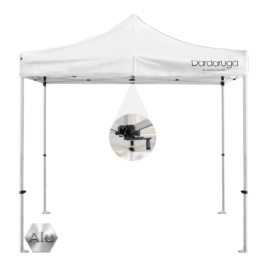 Gazebo Pieghevole 3x3 Alluminio modello ALUTOP | Dardaruga