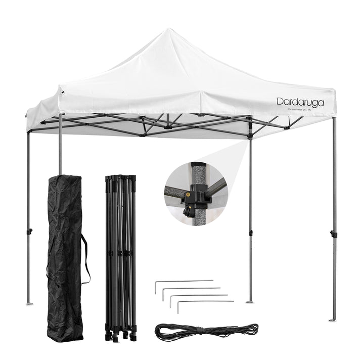 Gazebo Pieghevole 3x3 in Metallo modello TOP | Con accessori