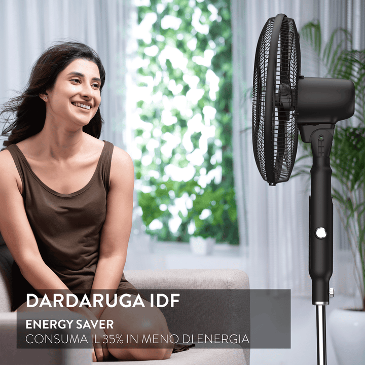 Ventilatore ad Altezza Regolabile con 5 pale rotanti | Dardaruga