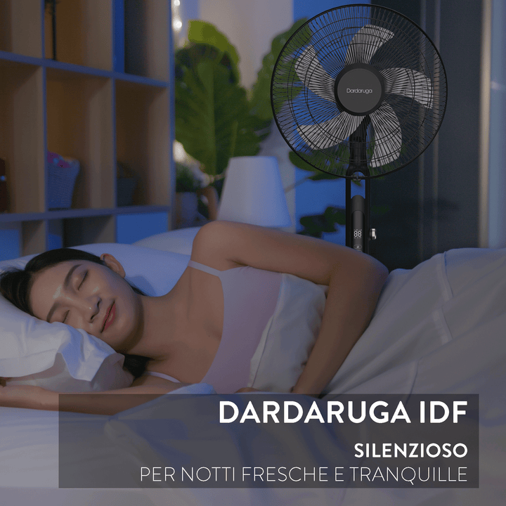 Ventilatore ad Altezza Regolabile con 5 pale rotanti | Dardaruga