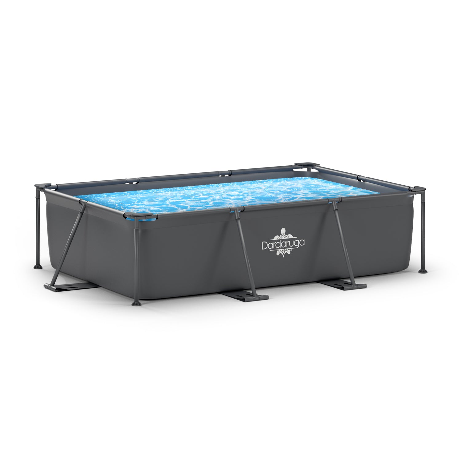 Piscina Fuori Terra DARDARUGA BORA BORA 550x305x132 Cm – Luxury Pool Con Kit Completo – Antracite - Foto 6