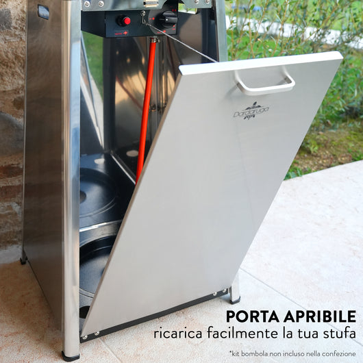 Piramide Riscaldante | Porta apribile, ricarica velocemente la tua stufa