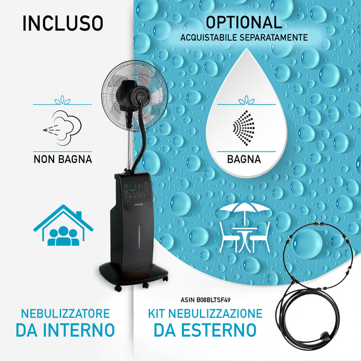 Ventilatore Nebulizzatore Digitale | Nebulizzatore da interno