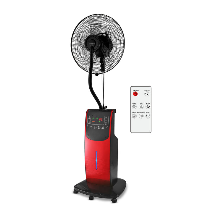 Ventilatore Nebulizzatore Digitale WFD ROSSO