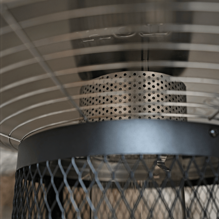 Fungo Riscaldante da Esterno 11,2KW | Stufa inox a colonna | Dardaruga